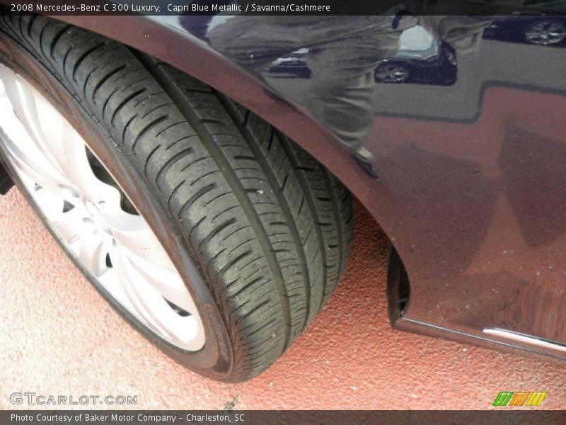 Capri Blue Metallic / Savanna/Cashmere 2008 Mercedes-Benz C 300 Luxury