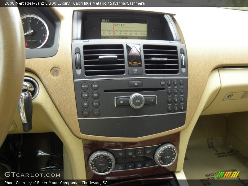 Capri Blue Metallic / Savanna/Cashmere 2008 Mercedes-Benz C 300 Luxury