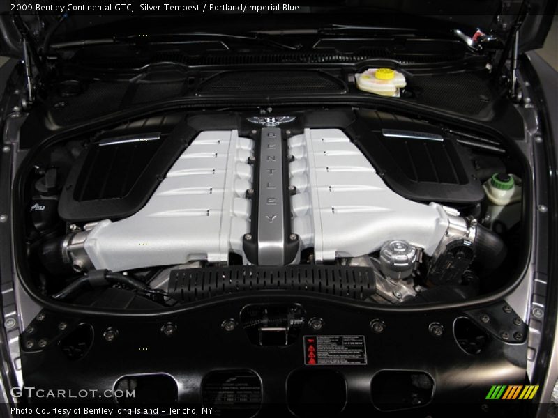Silver Tempest / Portland/Imperial Blue 2009 Bentley Continental GTC