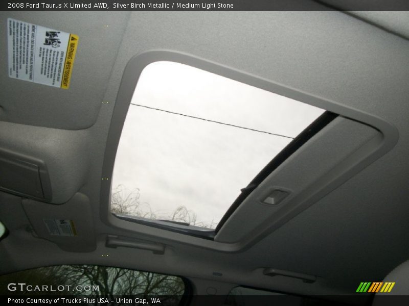 Silver Birch Metallic / Medium Light Stone 2008 Ford Taurus X Limited AWD