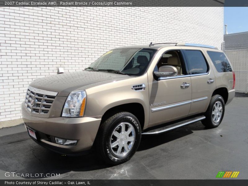 Radiant Bronze / Cocoa/Light Cashmere 2007 Cadillac Escalade AWD