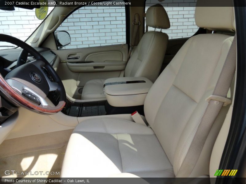 Radiant Bronze / Cocoa/Light Cashmere 2007 Cadillac Escalade AWD