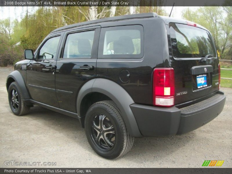 Brilliant Black Crystal Pearl / Dark Slate Gray 2008 Dodge Nitro SXT 4x4