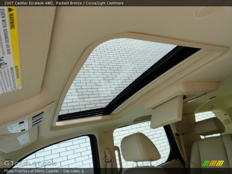 Radiant Bronze / Cocoa/Light Cashmere 2007 Cadillac Escalade AWD