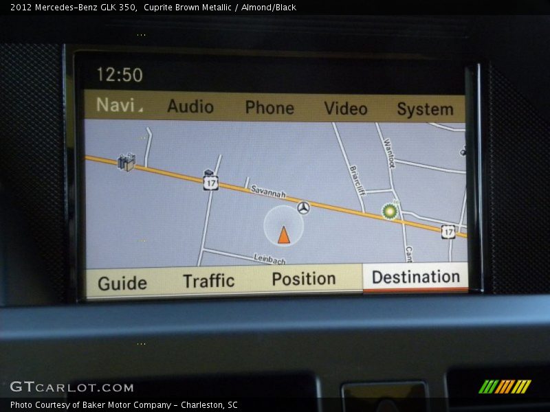 Cuprite Brown Metallic / Almond/Black 2012 Mercedes-Benz GLK 350