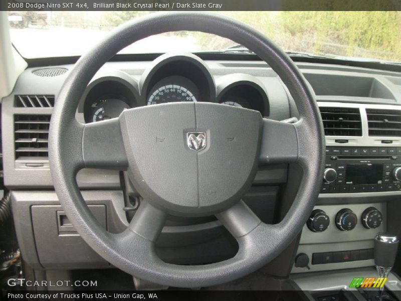 Brilliant Black Crystal Pearl / Dark Slate Gray 2008 Dodge Nitro SXT 4x4