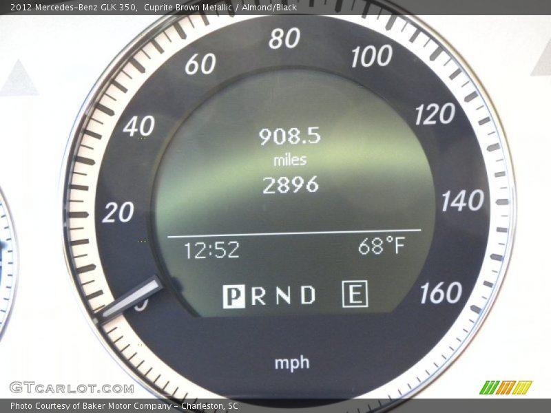 Cuprite Brown Metallic / Almond/Black 2012 Mercedes-Benz GLK 350