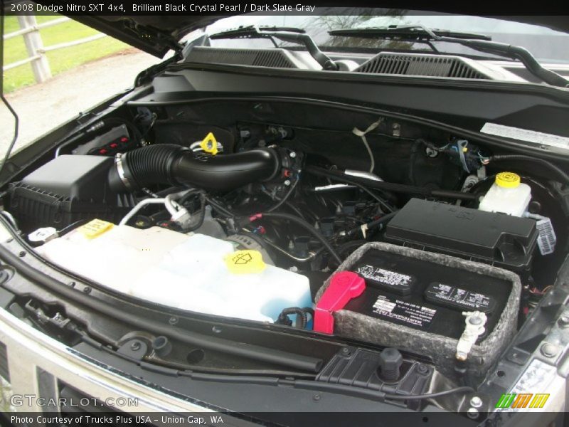 Brilliant Black Crystal Pearl / Dark Slate Gray 2008 Dodge Nitro SXT 4x4