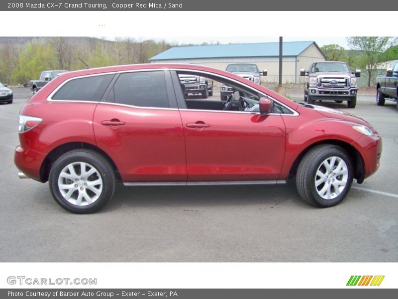 Copper Red Mica / Sand 2008 Mazda CX-7 Grand Touring