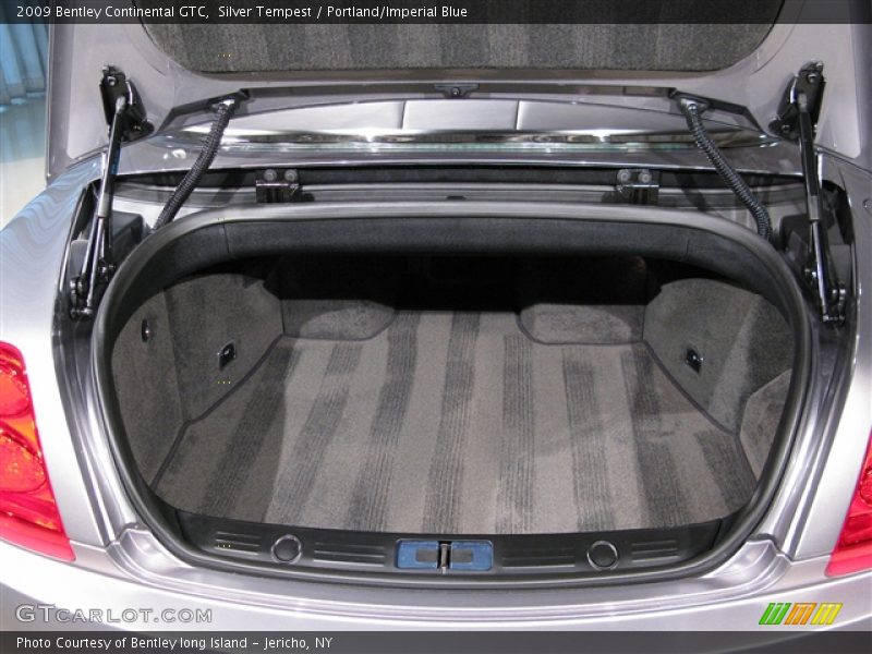 Silver Tempest / Portland/Imperial Blue 2009 Bentley Continental GTC