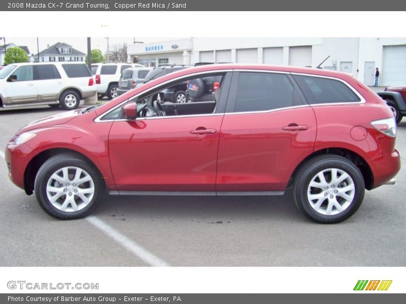 Copper Red Mica / Sand 2008 Mazda CX-7 Grand Touring