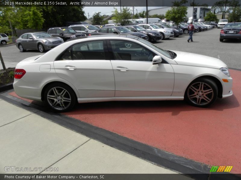 Arctic White / Almond Beige 2010 Mercedes-Benz E 350 Sedan