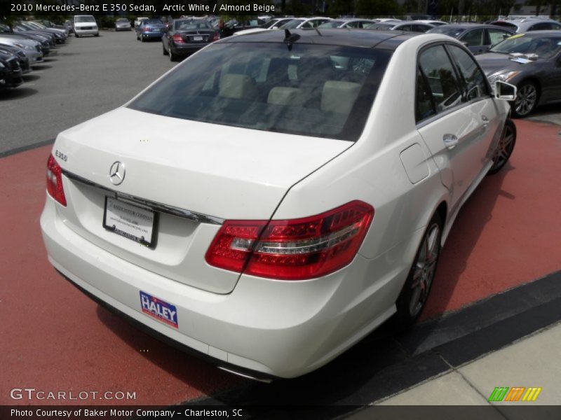 Arctic White / Almond Beige 2010 Mercedes-Benz E 350 Sedan