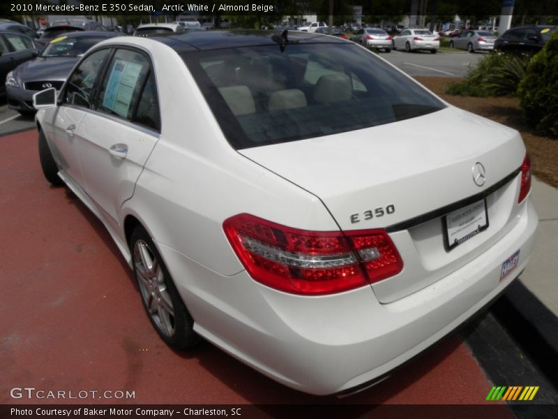 Arctic White / Almond Beige 2010 Mercedes-Benz E 350 Sedan