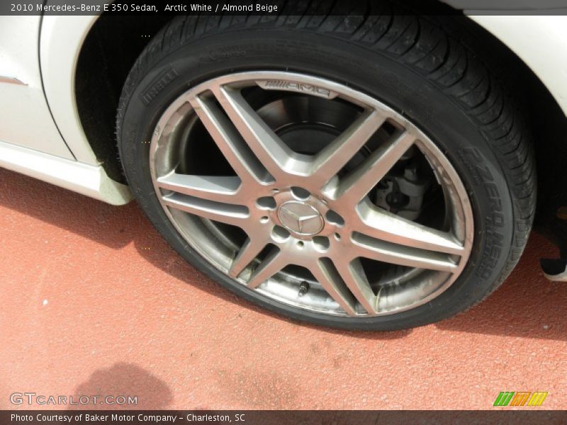 Arctic White / Almond Beige 2010 Mercedes-Benz E 350 Sedan