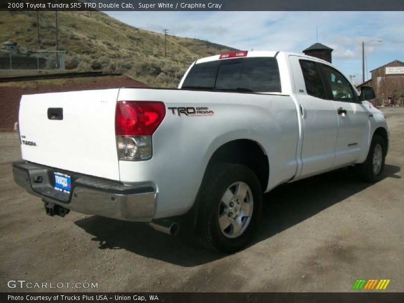 Super White / Graphite Gray 2008 Toyota Tundra SR5 TRD Double Cab
