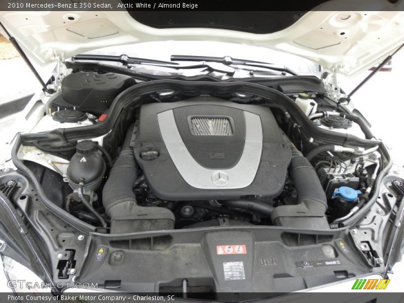 Arctic White / Almond Beige 2010 Mercedes-Benz E 350 Sedan