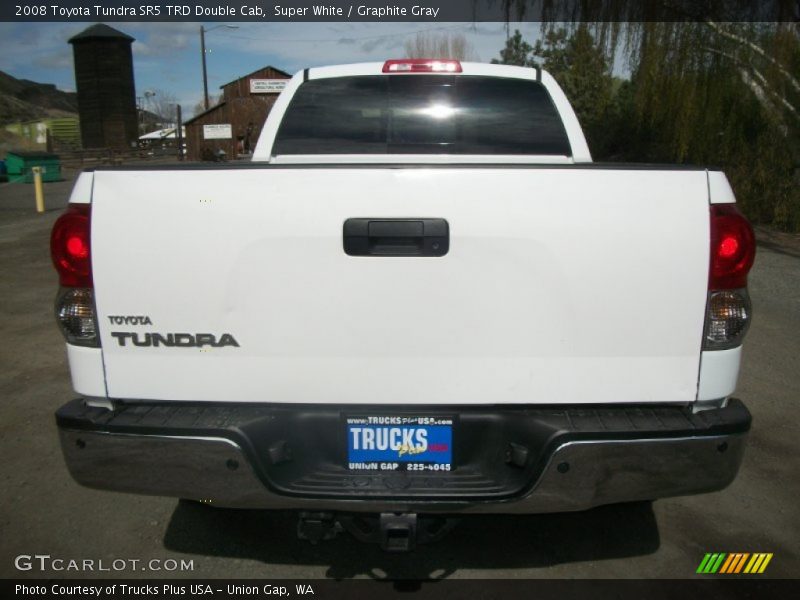 Super White / Graphite Gray 2008 Toyota Tundra SR5 TRD Double Cab