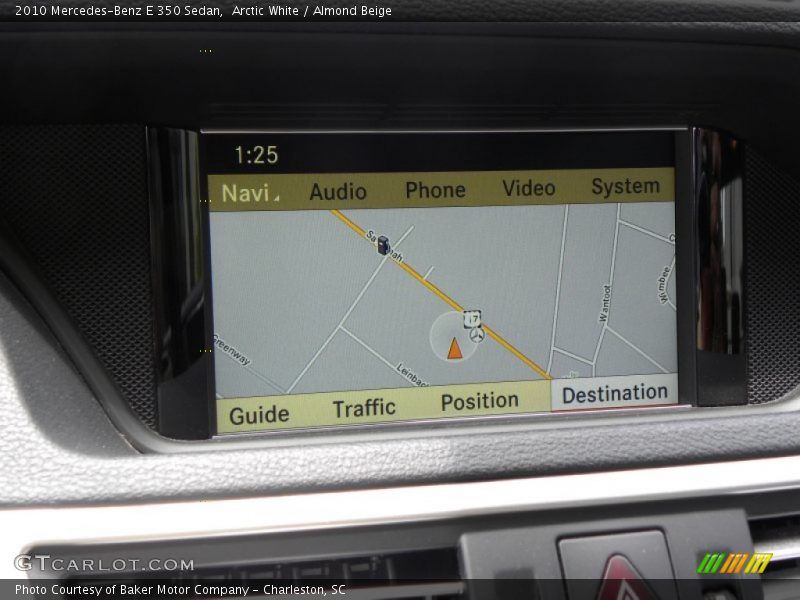 Arctic White / Almond Beige 2010 Mercedes-Benz E 350 Sedan