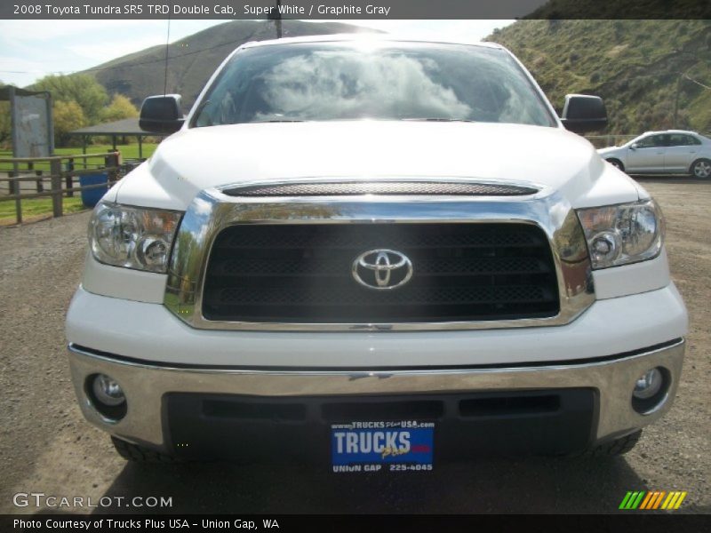 Super White / Graphite Gray 2008 Toyota Tundra SR5 TRD Double Cab
