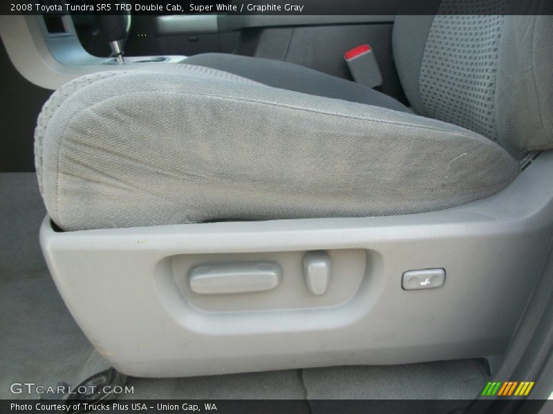 Super White / Graphite Gray 2008 Toyota Tundra SR5 TRD Double Cab