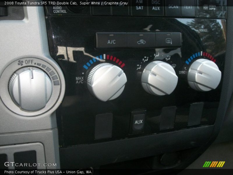 Super White / Graphite Gray 2008 Toyota Tundra SR5 TRD Double Cab