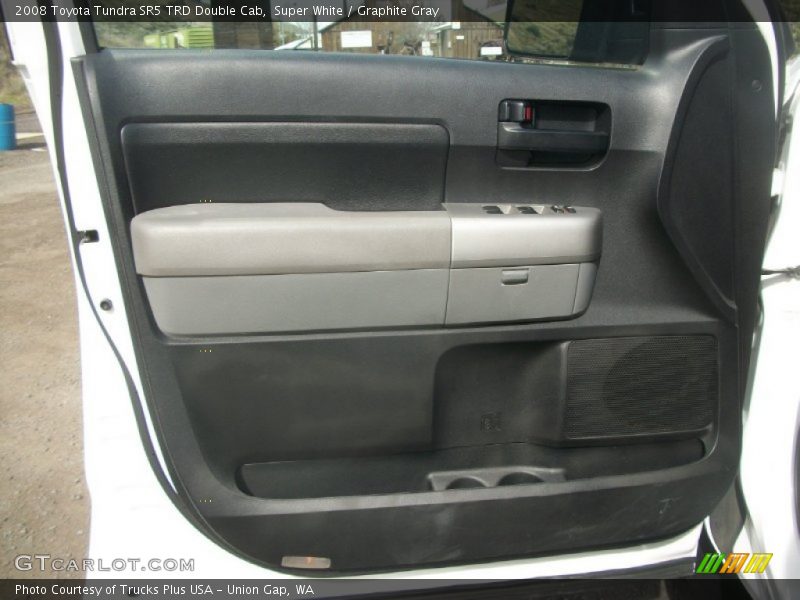 Super White / Graphite Gray 2008 Toyota Tundra SR5 TRD Double Cab