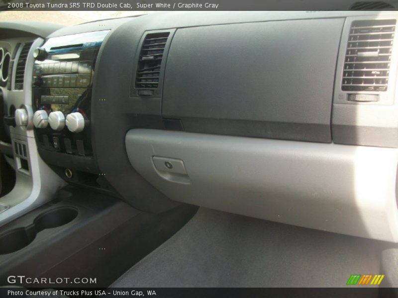 Super White / Graphite Gray 2008 Toyota Tundra SR5 TRD Double Cab