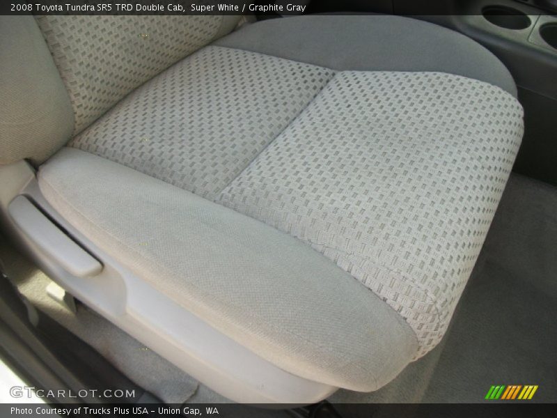 Super White / Graphite Gray 2008 Toyota Tundra SR5 TRD Double Cab