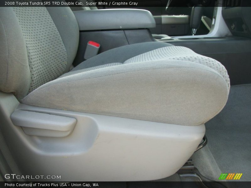 Super White / Graphite Gray 2008 Toyota Tundra SR5 TRD Double Cab