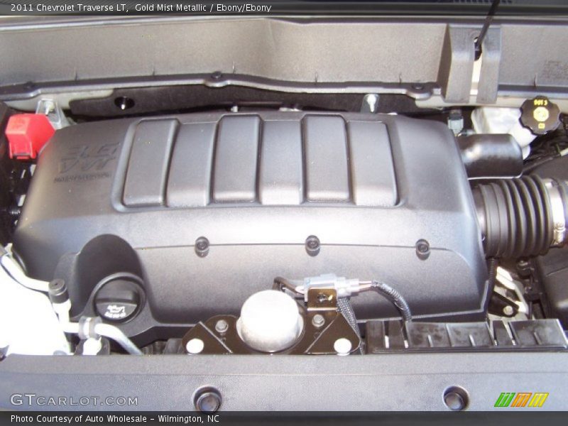 Gold Mist Metallic / Ebony/Ebony 2011 Chevrolet Traverse LT