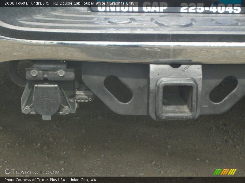 Super White / Graphite Gray 2008 Toyota Tundra SR5 TRD Double Cab