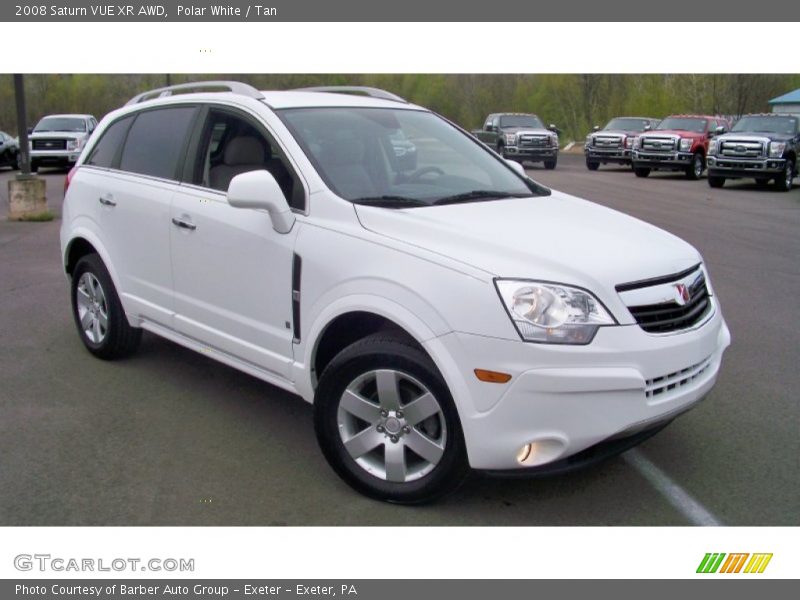 Polar White / Tan 2008 Saturn VUE XR AWD
