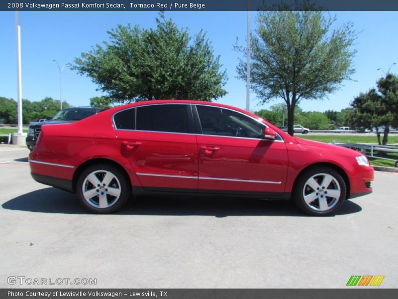 Tornado Red / Pure Beige 2008 Volkswagen Passat Komfort Sedan