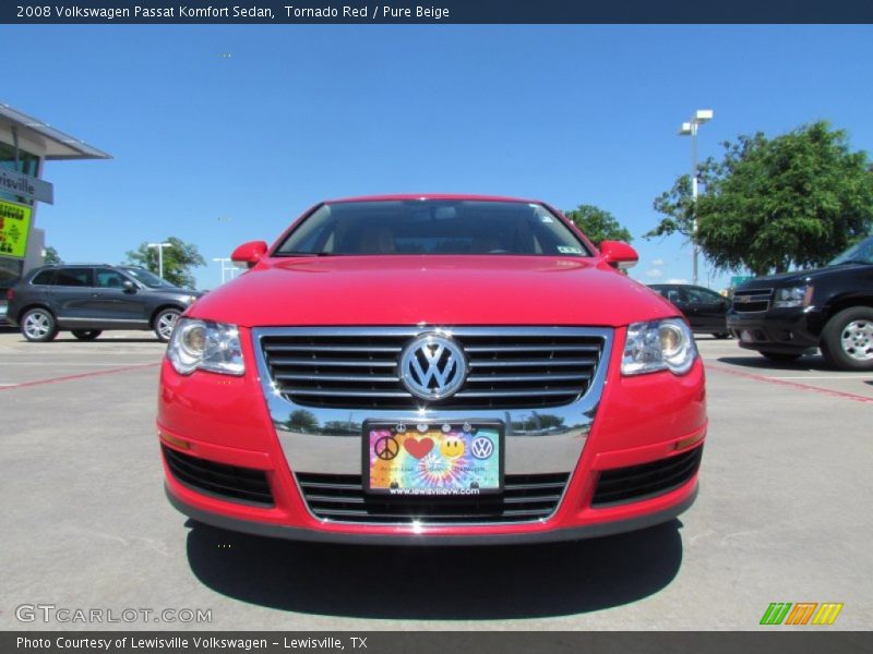 Tornado Red / Pure Beige 2008 Volkswagen Passat Komfort Sedan
