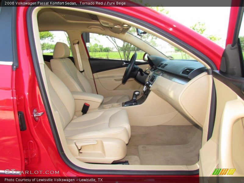 Tornado Red / Pure Beige 2008 Volkswagen Passat Komfort Sedan