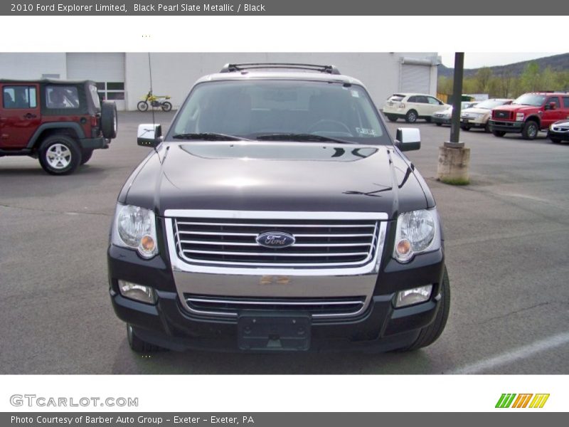 Black Pearl Slate Metallic / Black 2010 Ford Explorer Limited