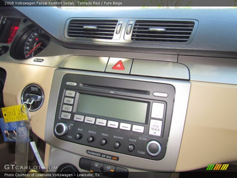 Tornado Red / Pure Beige 2008 Volkswagen Passat Komfort Sedan
