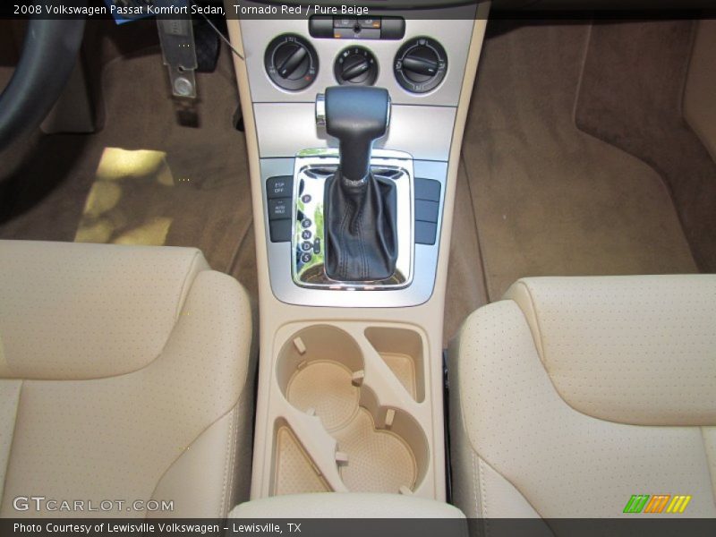 Tornado Red / Pure Beige 2008 Volkswagen Passat Komfort Sedan