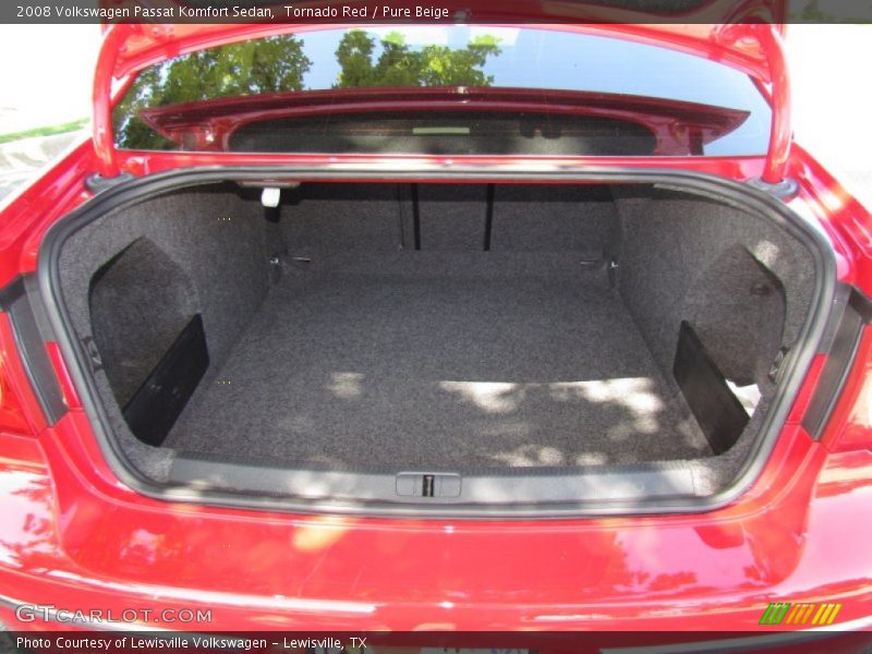 Tornado Red / Pure Beige 2008 Volkswagen Passat Komfort Sedan