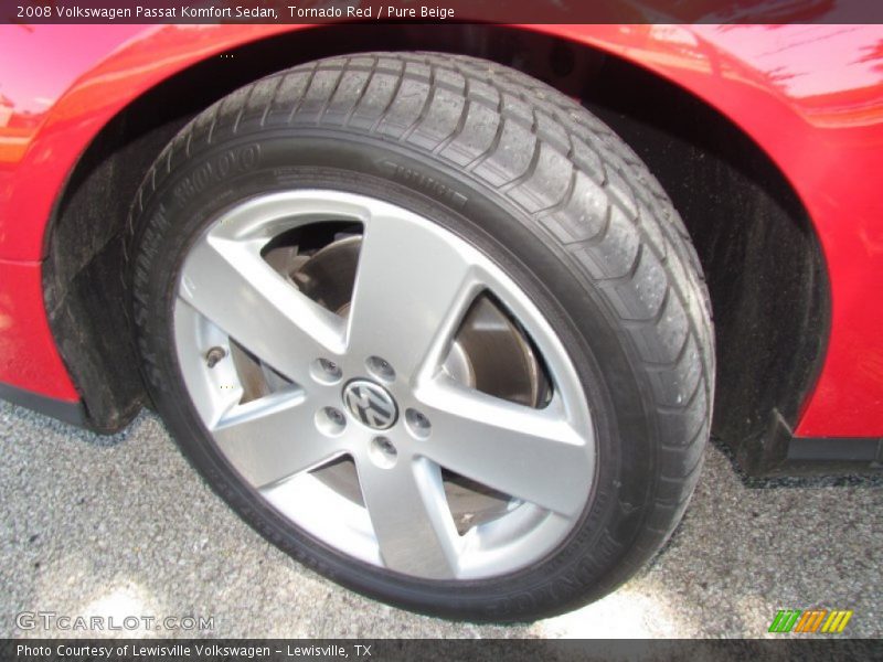 Tornado Red / Pure Beige 2008 Volkswagen Passat Komfort Sedan