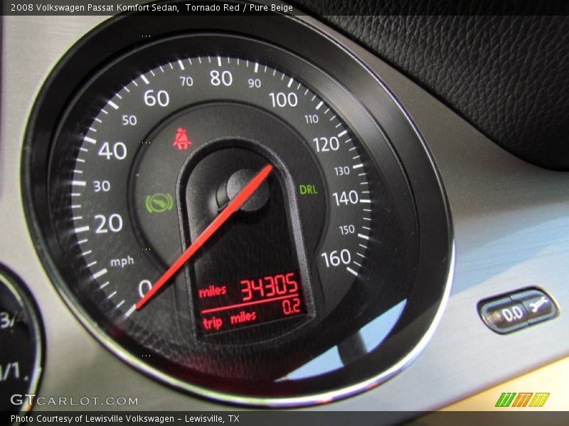 Tornado Red / Pure Beige 2008 Volkswagen Passat Komfort Sedan