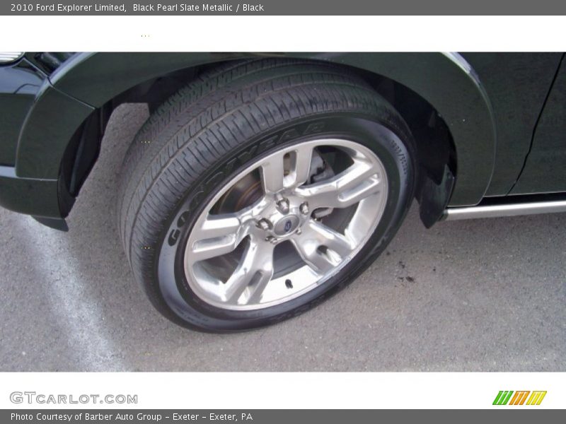 Black Pearl Slate Metallic / Black 2010 Ford Explorer Limited
