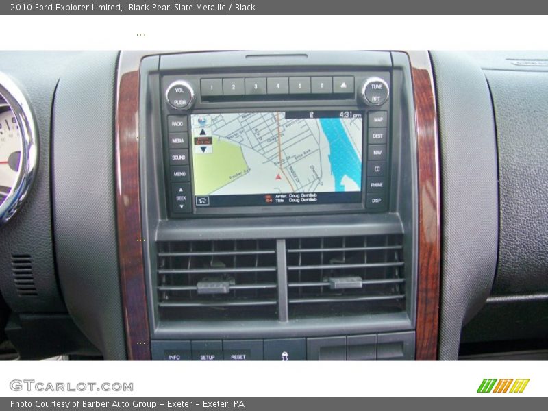 Black Pearl Slate Metallic / Black 2010 Ford Explorer Limited
