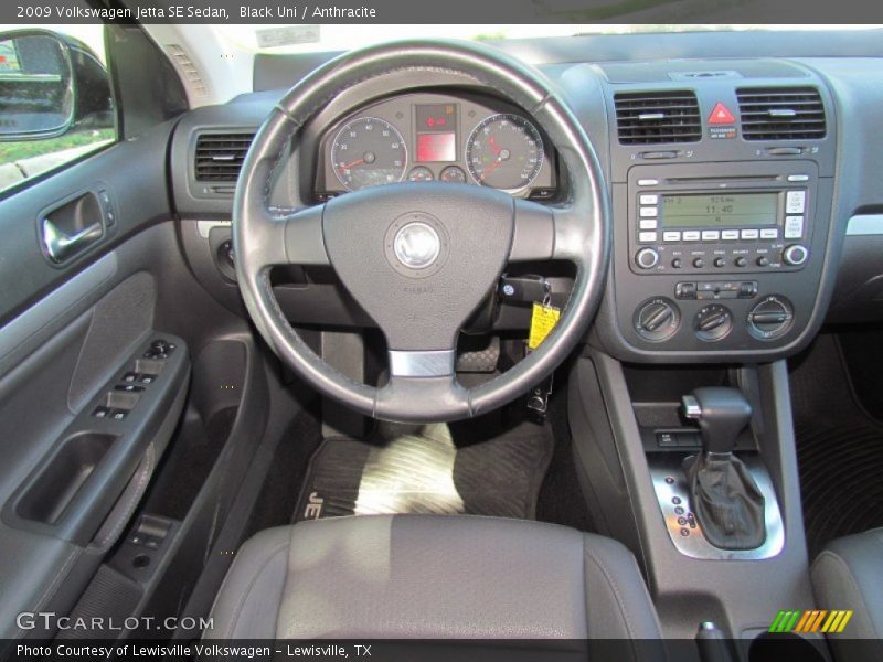 Black Uni / Anthracite 2009 Volkswagen Jetta SE Sedan