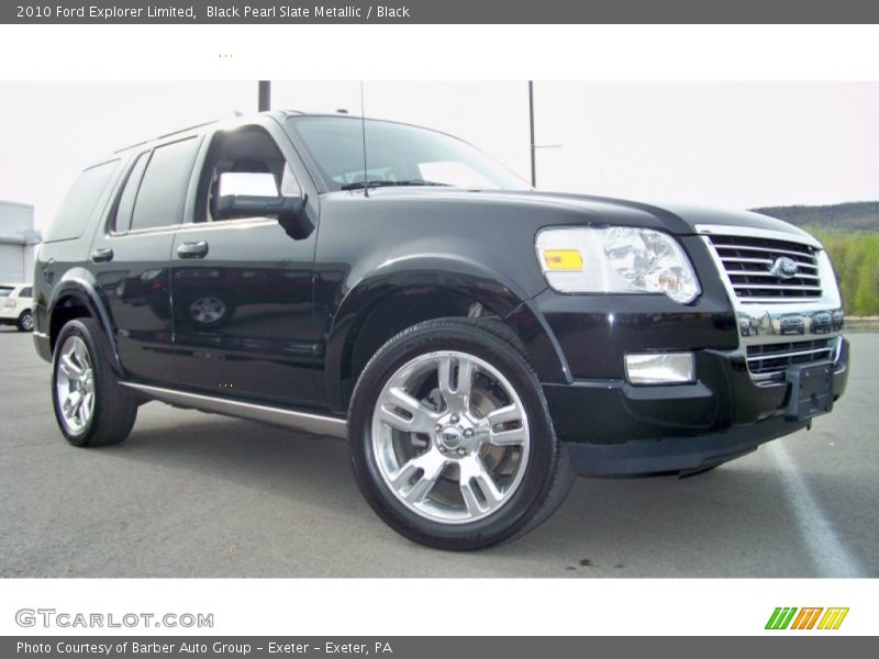Black Pearl Slate Metallic / Black 2010 Ford Explorer Limited