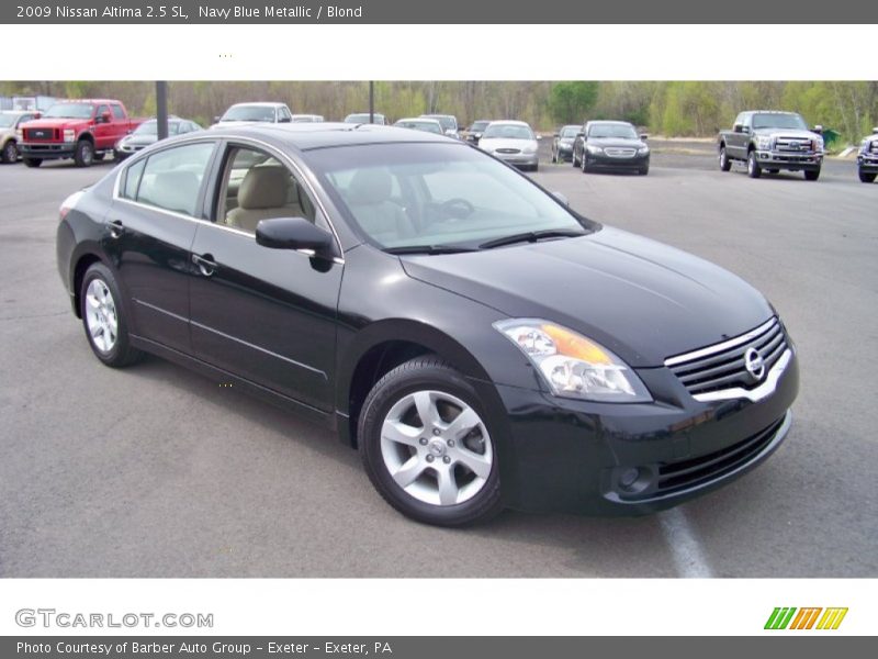 Navy Blue Metallic / Blond 2009 Nissan Altima 2.5 SL