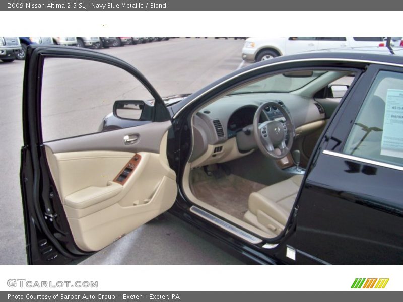 Navy Blue Metallic / Blond 2009 Nissan Altima 2.5 SL