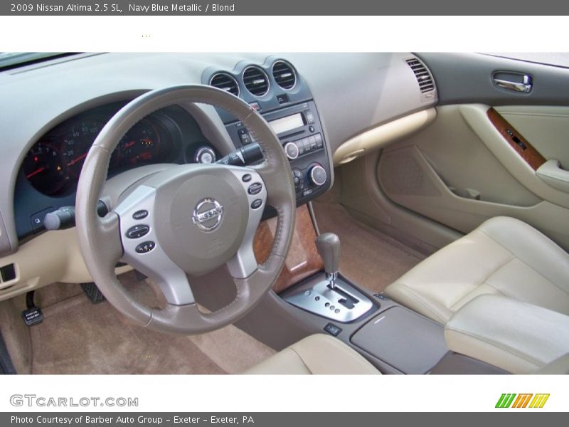 Navy Blue Metallic / Blond 2009 Nissan Altima 2.5 SL