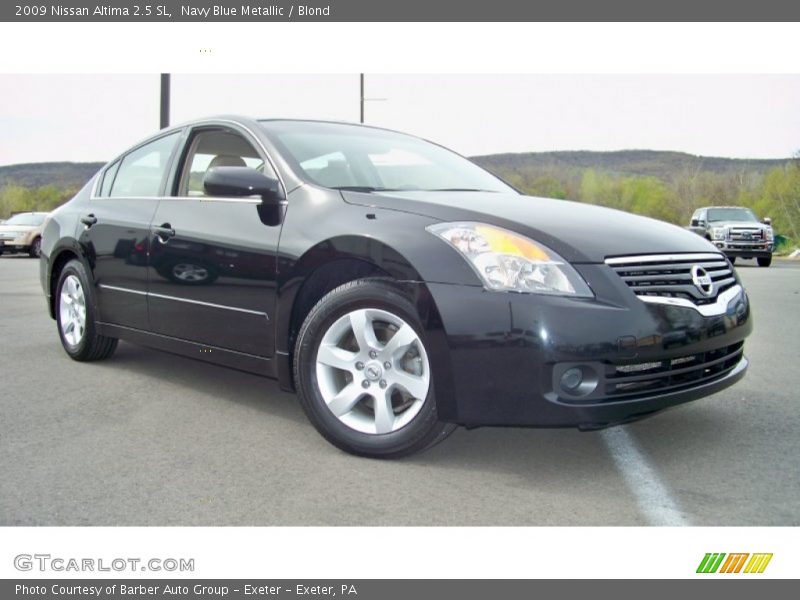 Navy Blue Metallic / Blond 2009 Nissan Altima 2.5 SL